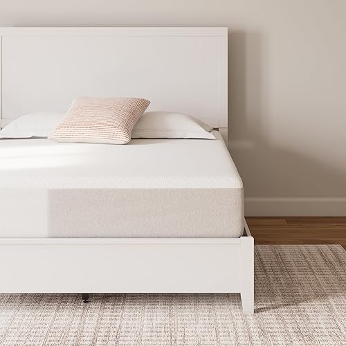 Signature Design by Ashley Twin Size Cool Max 12 Inch Medium Plush Cooling Gel Infused Memory Foam Mattress for Pressure Relief