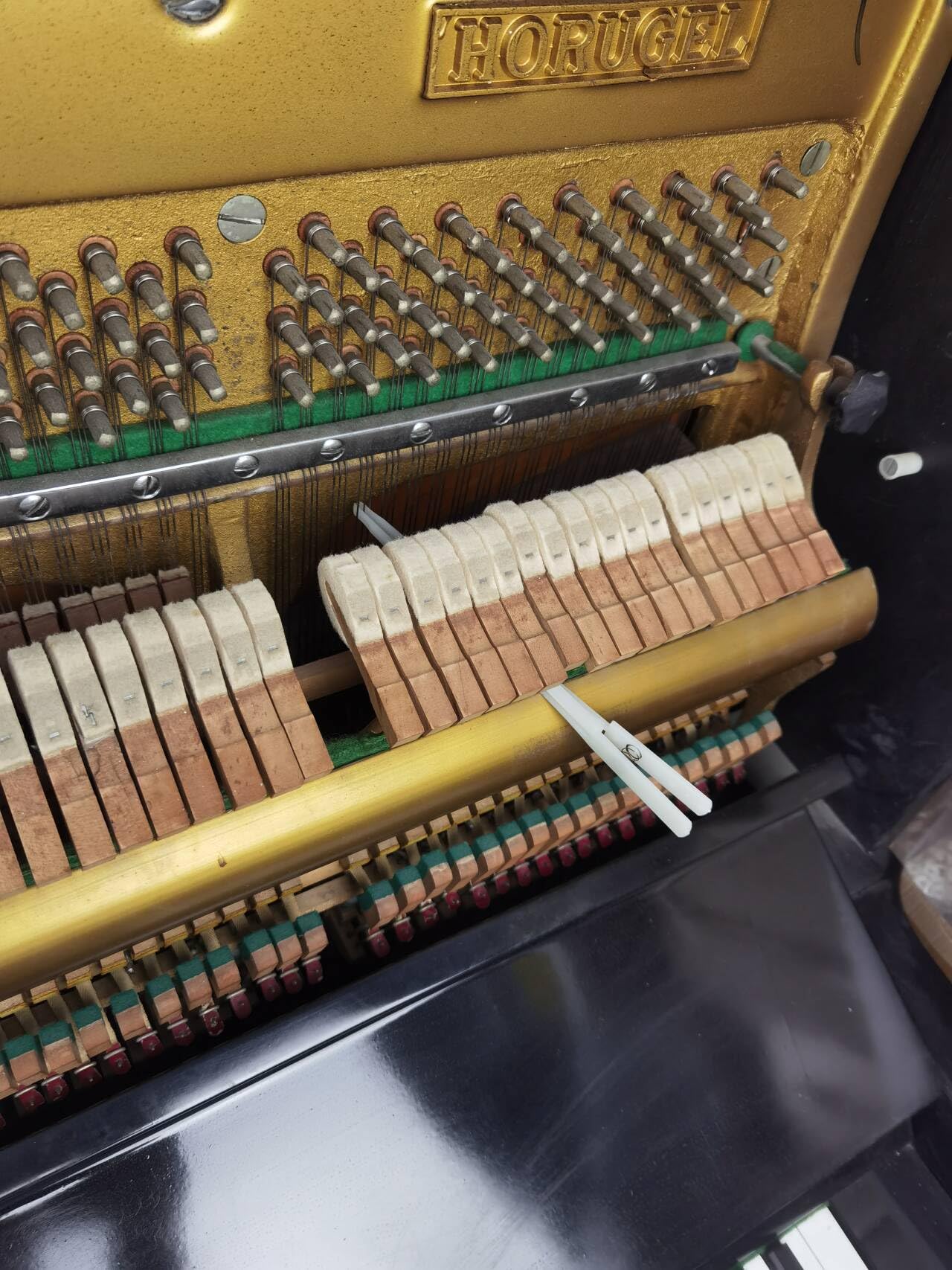 Kit profesional de afinación de piano, martillo de afinación y silencio, kit de afinación de piano, 12 piezas