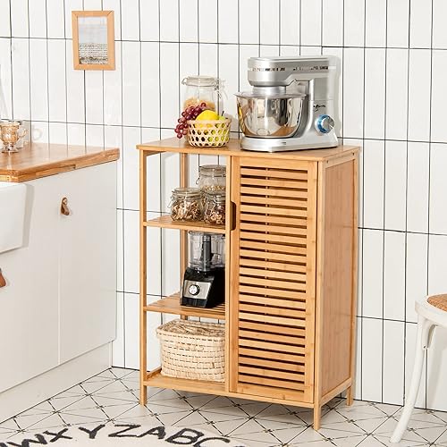 LOKO Tall Bamboo Cabinet - Thumbnail 5