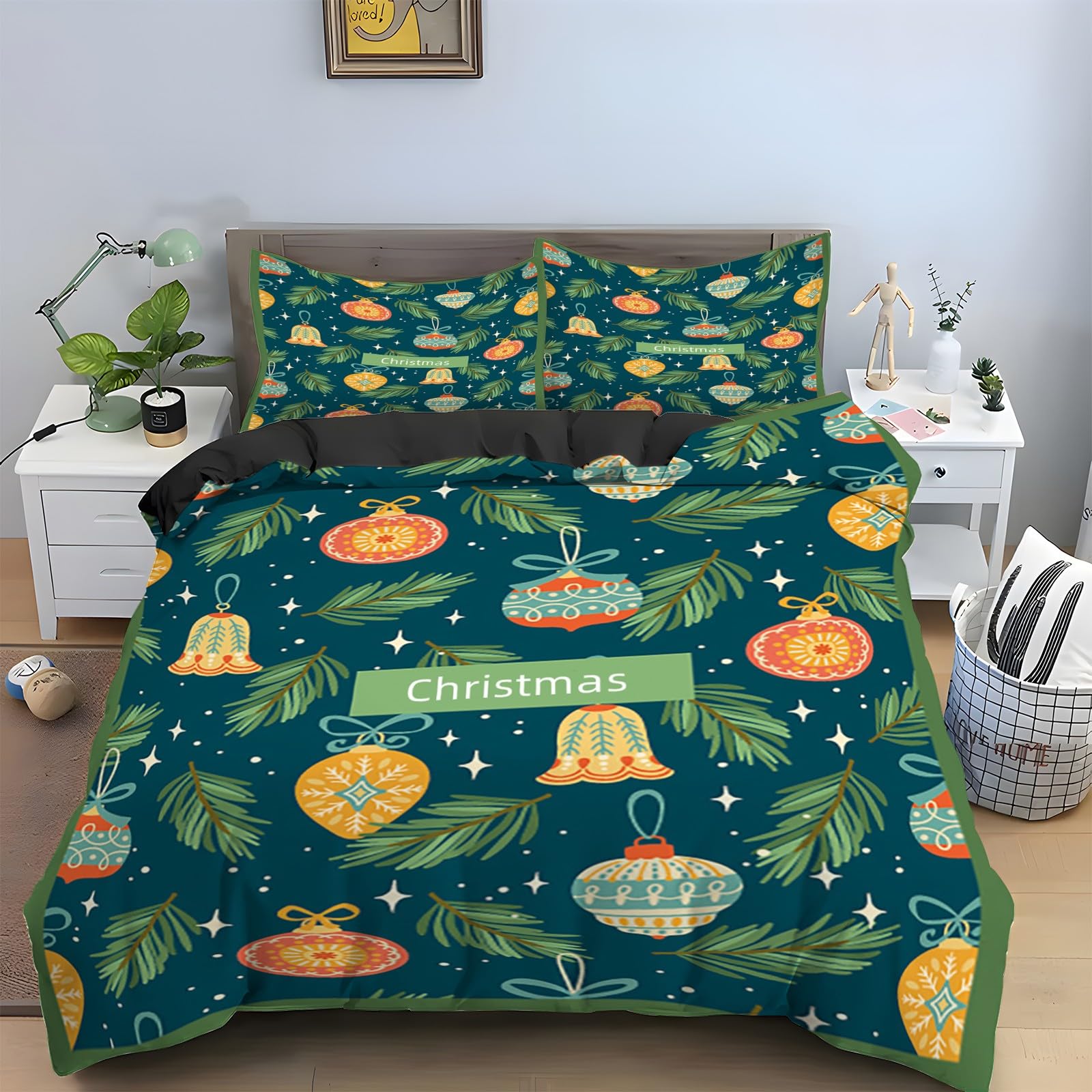 Housse de couette 220x240 de Noël pour sublimer la décoration du Nouvel An en famille
