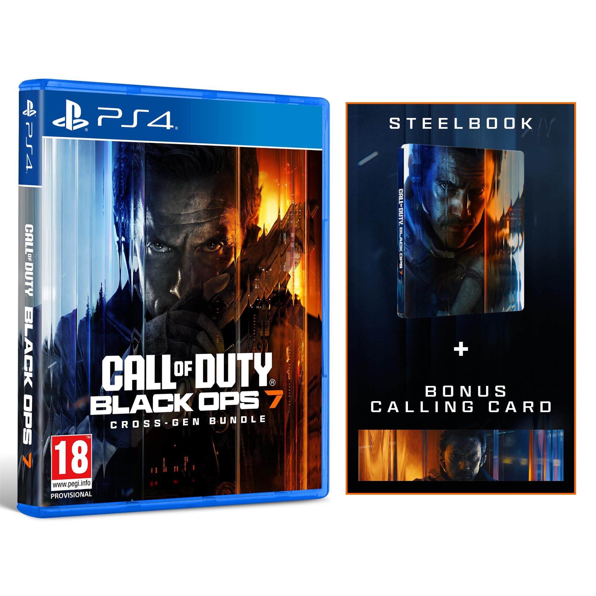 Call of Duty®: Black Ops 7 + SteelBook - Cross-Gen Bundle - PlayStation 4 and PlayStation 5 (Amazon UK Exclusive)