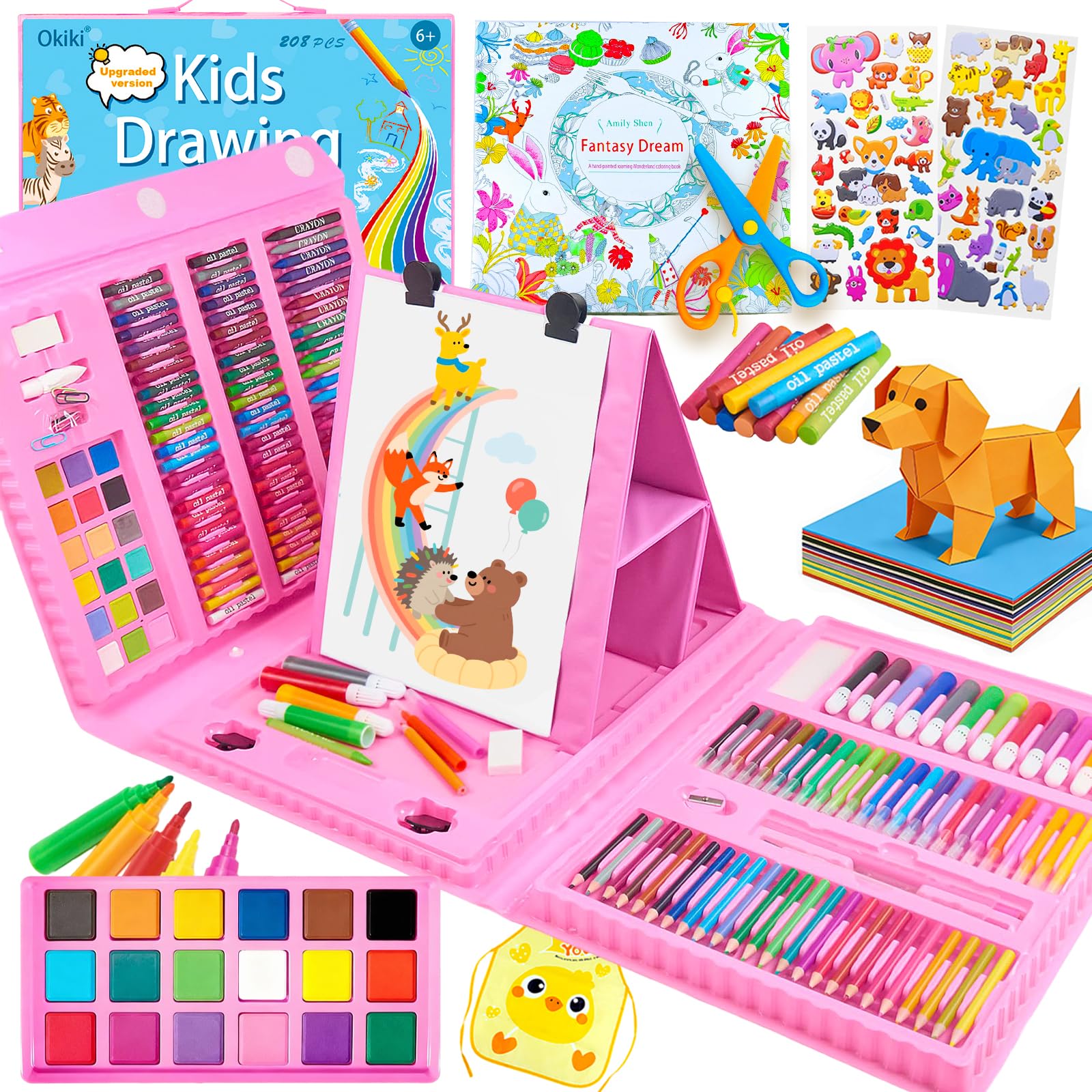 Amazon.com: Okiki Art Supplies 297 Piece Drawing Art Kit Gifts for