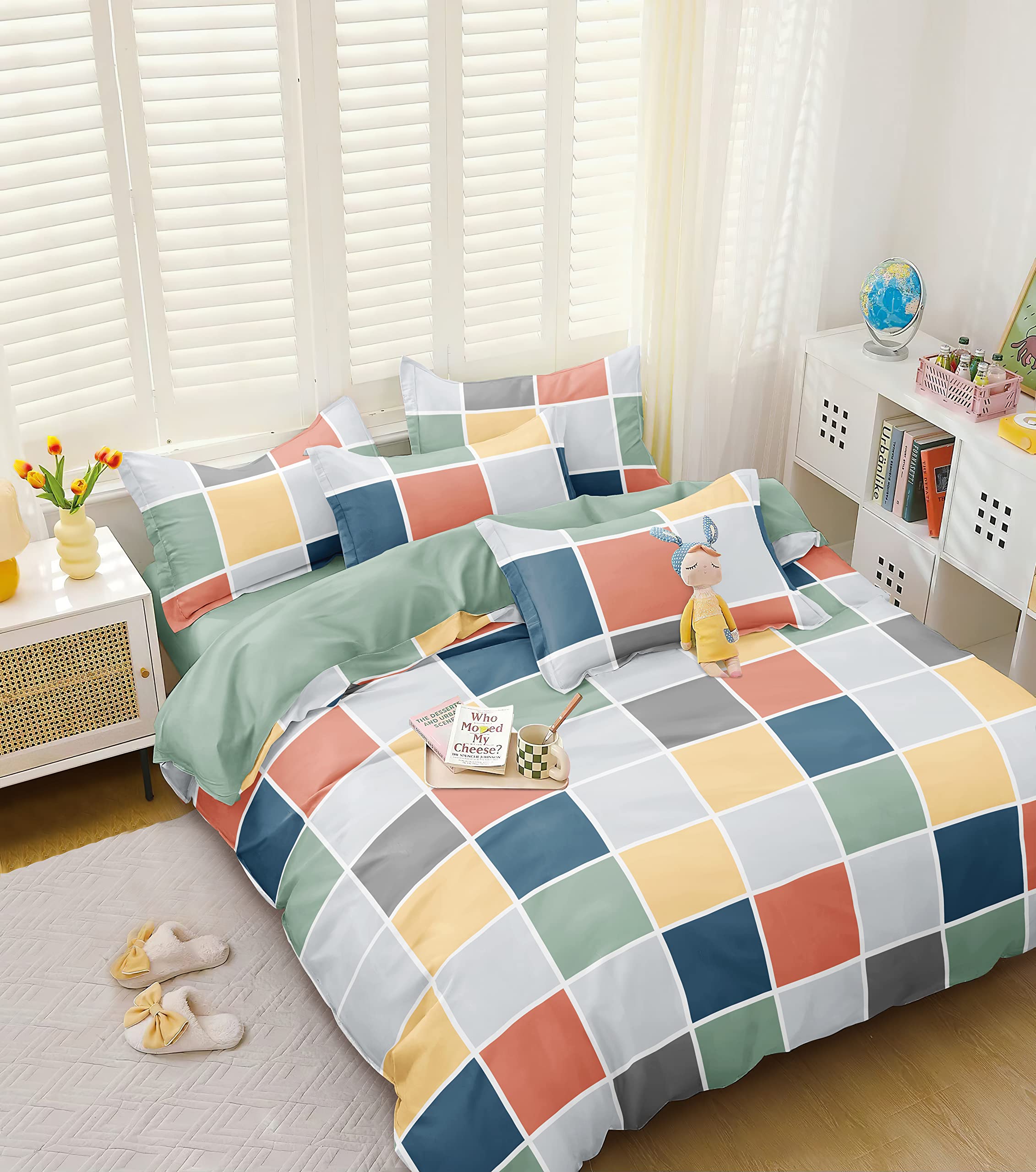DECOMIZER Super Soft King Size Comforter Set -13