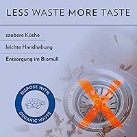 Vista 5 de RSVP International Endurance Finium Collection - Filtro de té de hojas sueltas, bolsas pequeñas, 100 unidades, tapa abatible