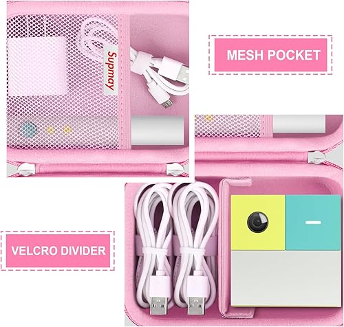 Miniatura 4 de Supmay Funda de transporte compatible con Agoigopara Secktonpara Goopowpara Miiulodipara cámara digital impermeable Yoophane, soporte de