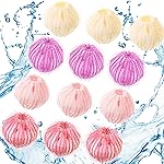 Blulu 12 Pieces Pet Hair Remover for Laundry Dryer Balls Reusable Washing Machine Hair Catcher Pet Dog Cat Catcher Lint Remover (Vivid Color)
