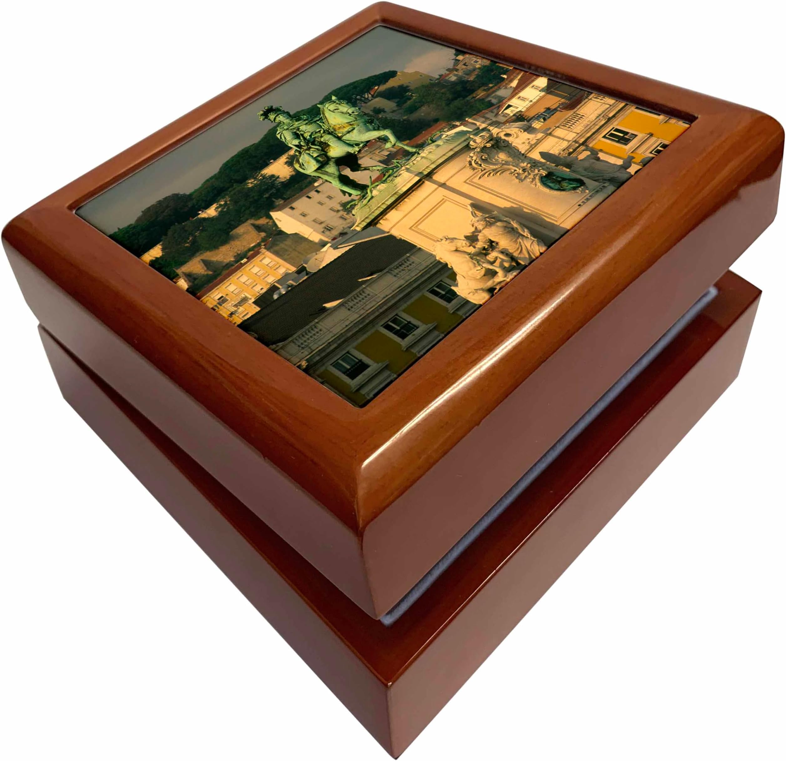 3dRoseKing Jose I, Praco de Fiqueira, Lisbon, Portugal - EU23 DPB0007 - Douglas Peebles, Jewelry Box jb-82469-1