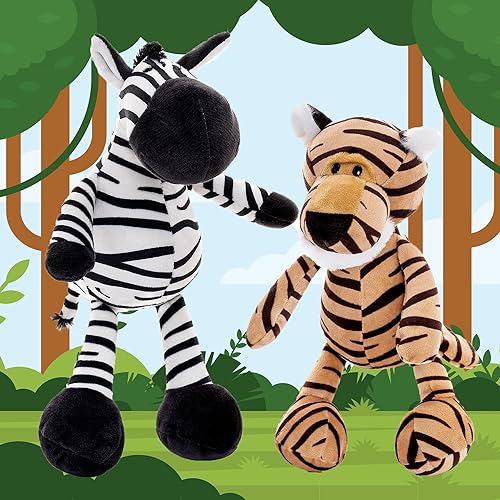 Miniatura 3 de Lazada Juguetes animales de peluche de cebra de peluche de juguete de bebé 11 pulgadas