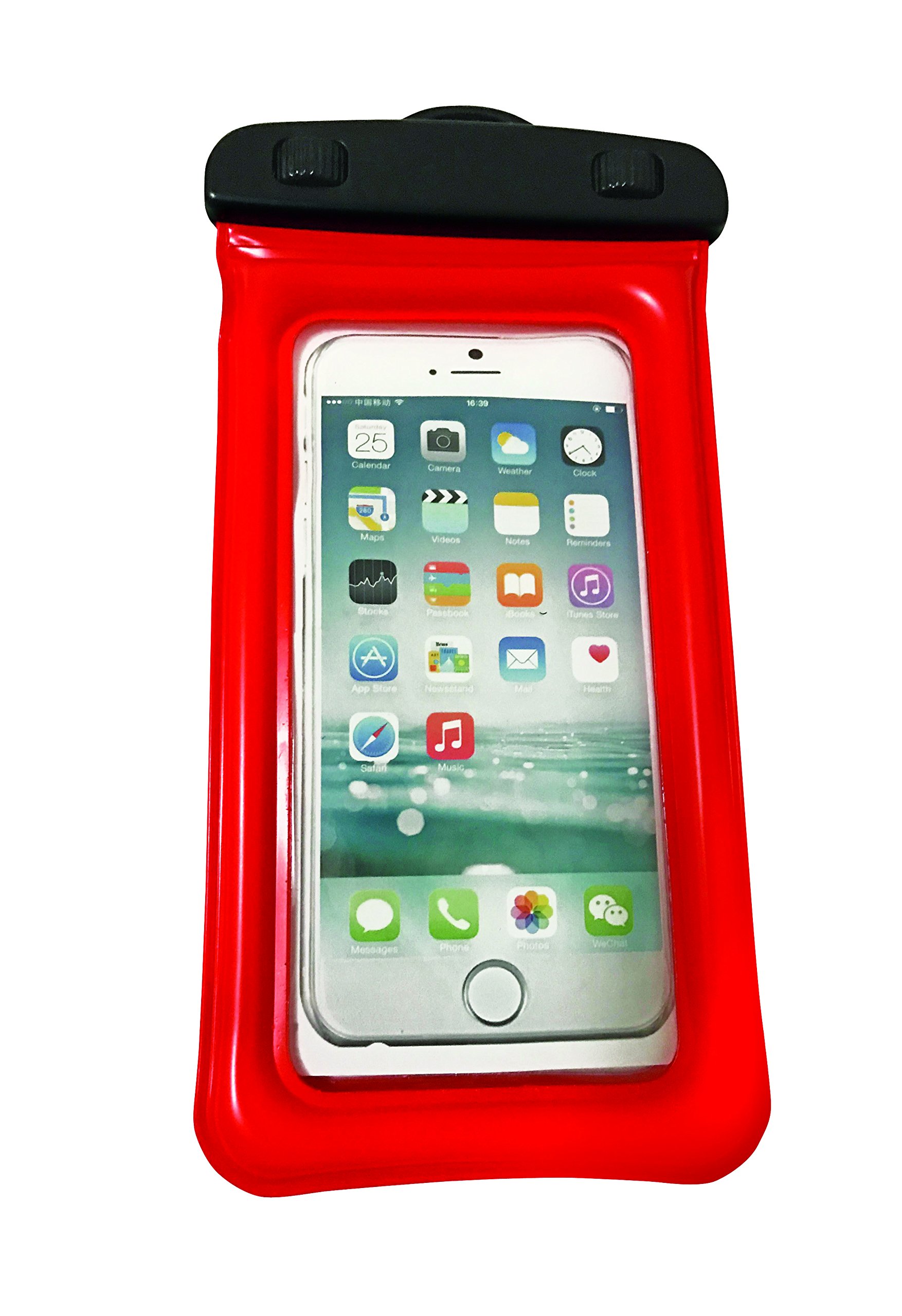 WOW Watersports 18-5000R H2O Proof Phone Case, Waterproof, Snowproof, Dustproof and Sandproof Phone Case 4 Inch x 8 inch