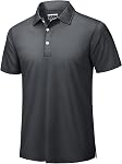 TACVASEN Hommes Polo de golf Chemises Dry Fit Short Sleeve Collared Polos Performance léger Casual travail actif T Chemise