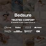 Bedsure Couverture de couette blanche Taille de la reine - 3 Pièces de lit prélavé en coton-comme extra doux, comprend 1 Couverture de couettes 90x90 Pochettes avec fermeture à glissière & 2 Shams d'oreiller, Conforteur non inclus