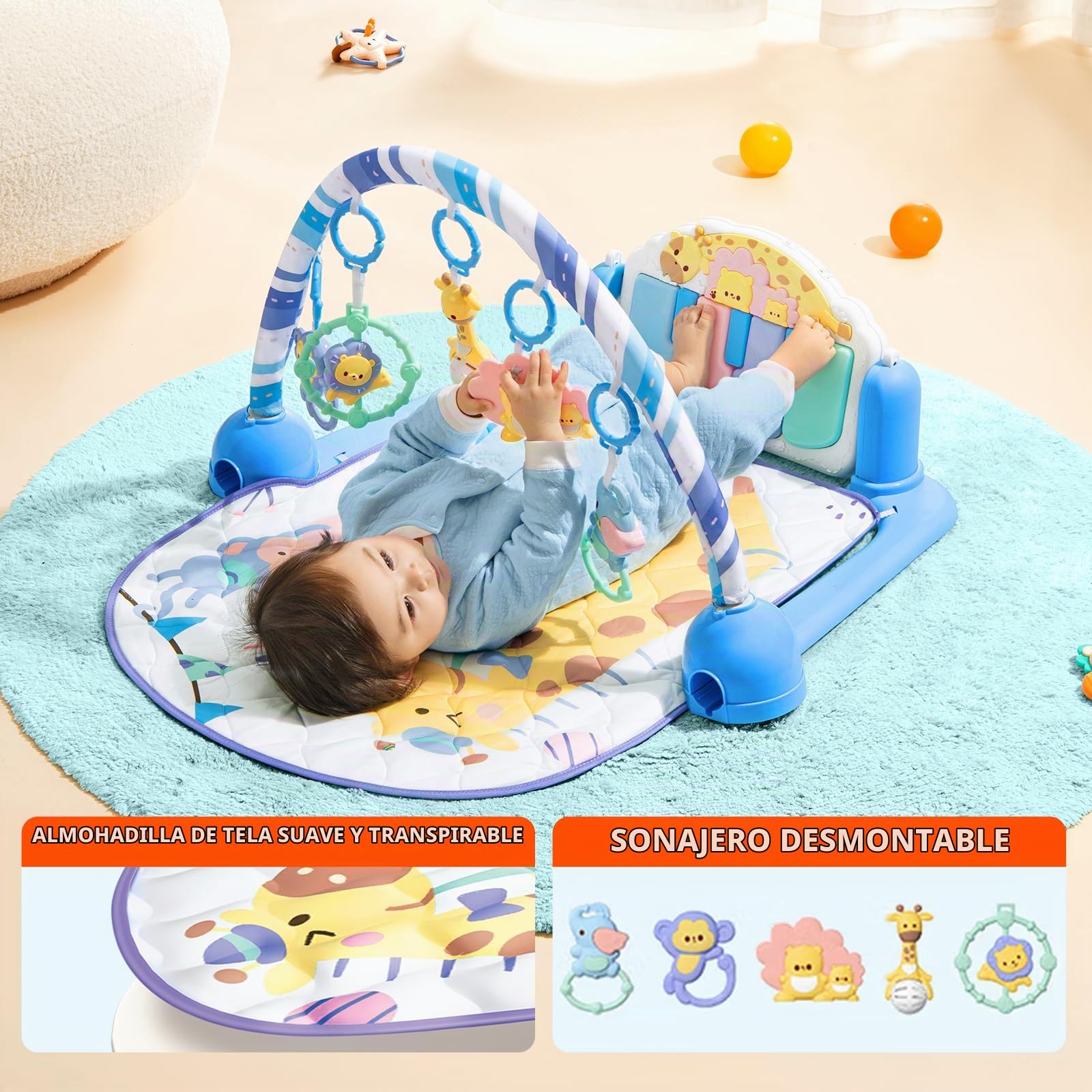 auby Adventure Band Latex Play Mat Gym (Alpha Group EC461119)