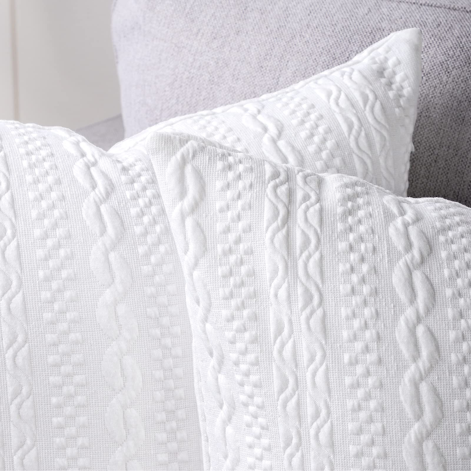 YAERTUN Set van 2 lumbale faux lederen strepen ontwerp decoratieve