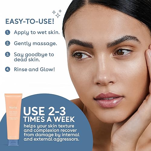 Miniatura 5 de Nuria - Exfoliante facial Defend, exfoliante facial sin microperlas, esencial para el cuidado de la piel para mujeres y hombres, 4.1 fl oz/4.1 fl oz
