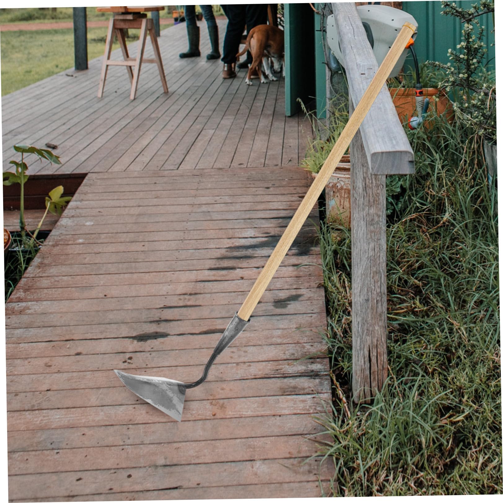 Healifty Houe de Jardin en Acier Inoxydable à Joints Renforcés Tête de Houe de Jardin Compacte Noire , Outil de Binage Multifonction pour Pépinières et Vergers