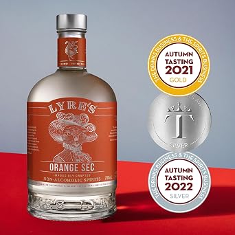 Lyre's Non Alcoholic Orange Sec, Award Winning Alcohol Free Triple Sec Alternative, Low Calorie, Vegan, Spirit for Margaritas, Cosmopolitans & Mai Tai Mocktails (700ml)