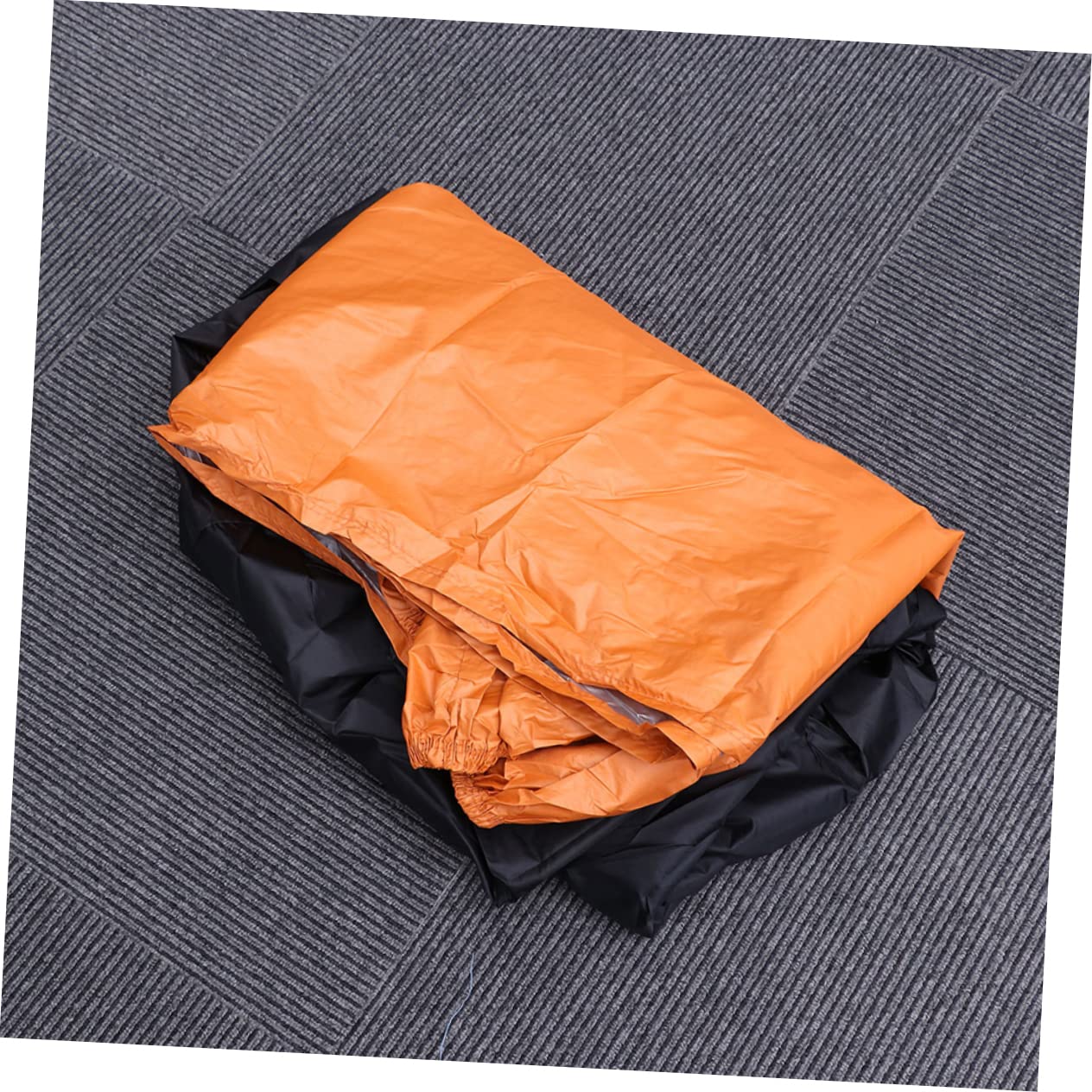 MAGICLULU Housse De Moto Imperméable Et Étanche Housse De Protection La Pluie Soleil pour Quad Et Scooter Noir Et Orange