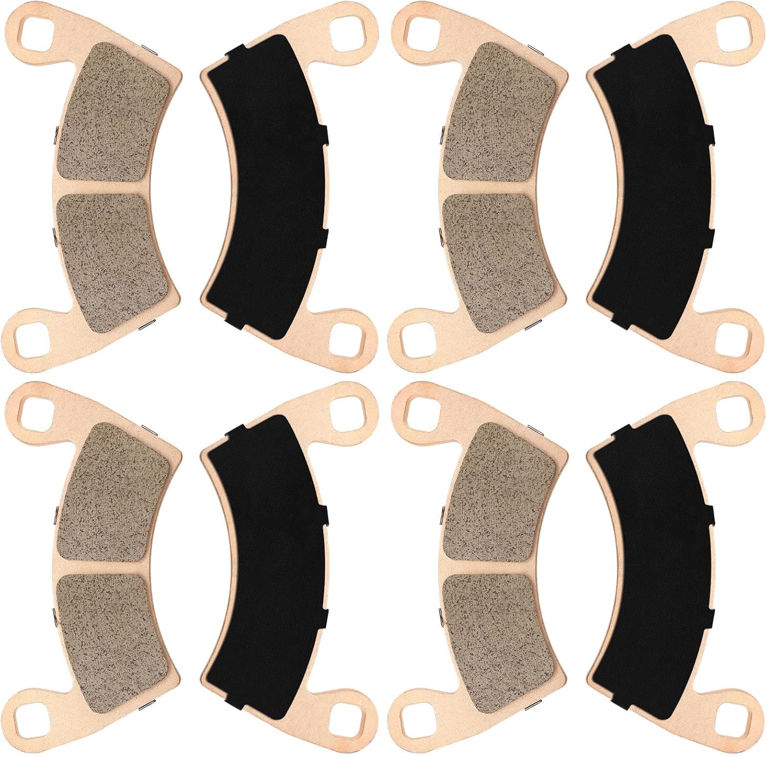Front Rear Sintered Brake Pads 2203747 2208933 2205949 for Polaris RZR 1000/900-4/RS1 Ranger-Crew 900/800/800-6x6/700/570-Full-Size/1000/Diese-l
