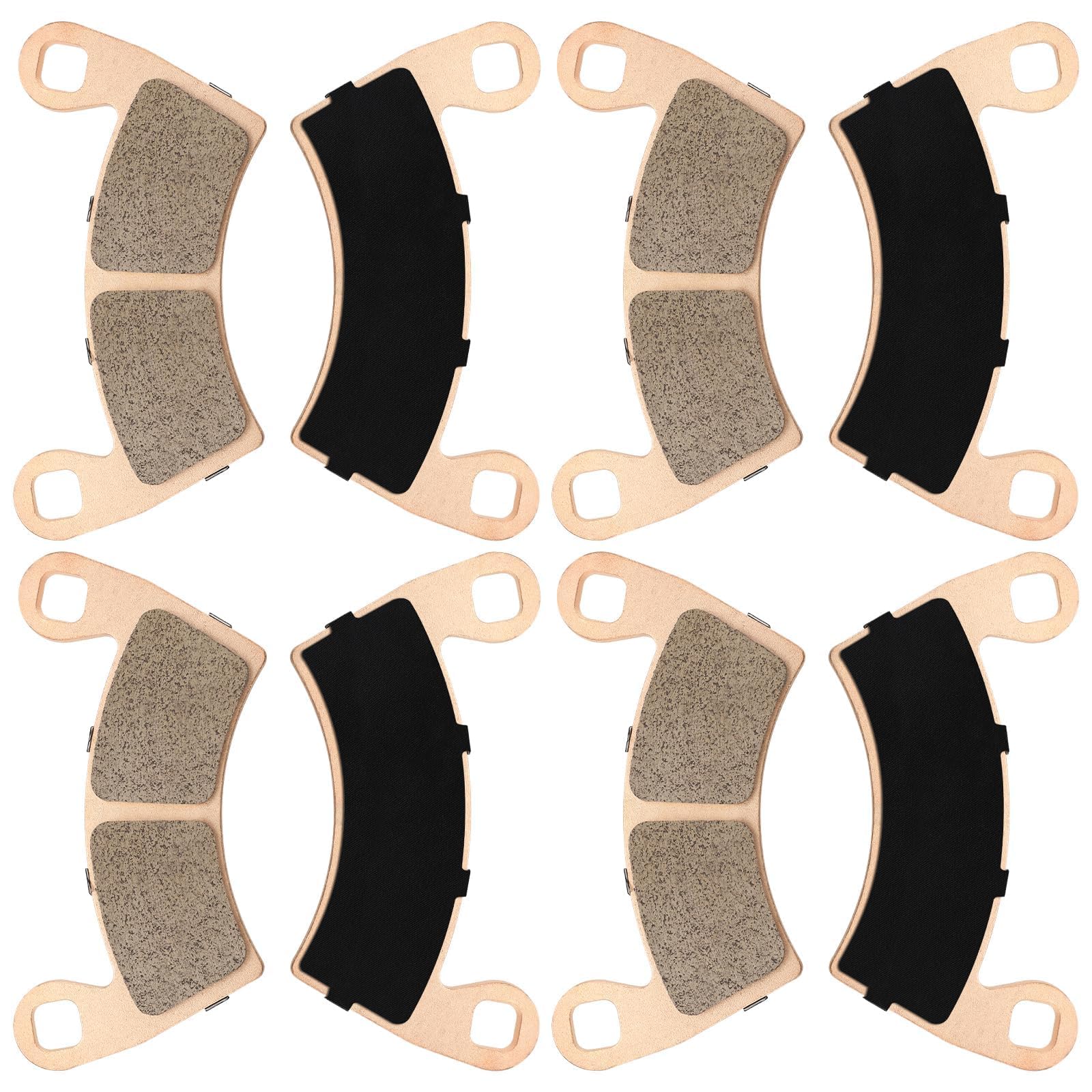 Front Rear Sintered Brake Pads 2203747 2208933 2205949 for Polaris RZR 1000/900-4/RS1 Ranger-Crew 900/800/800-6x6/700/570-Full-Size/1000/Diese-l