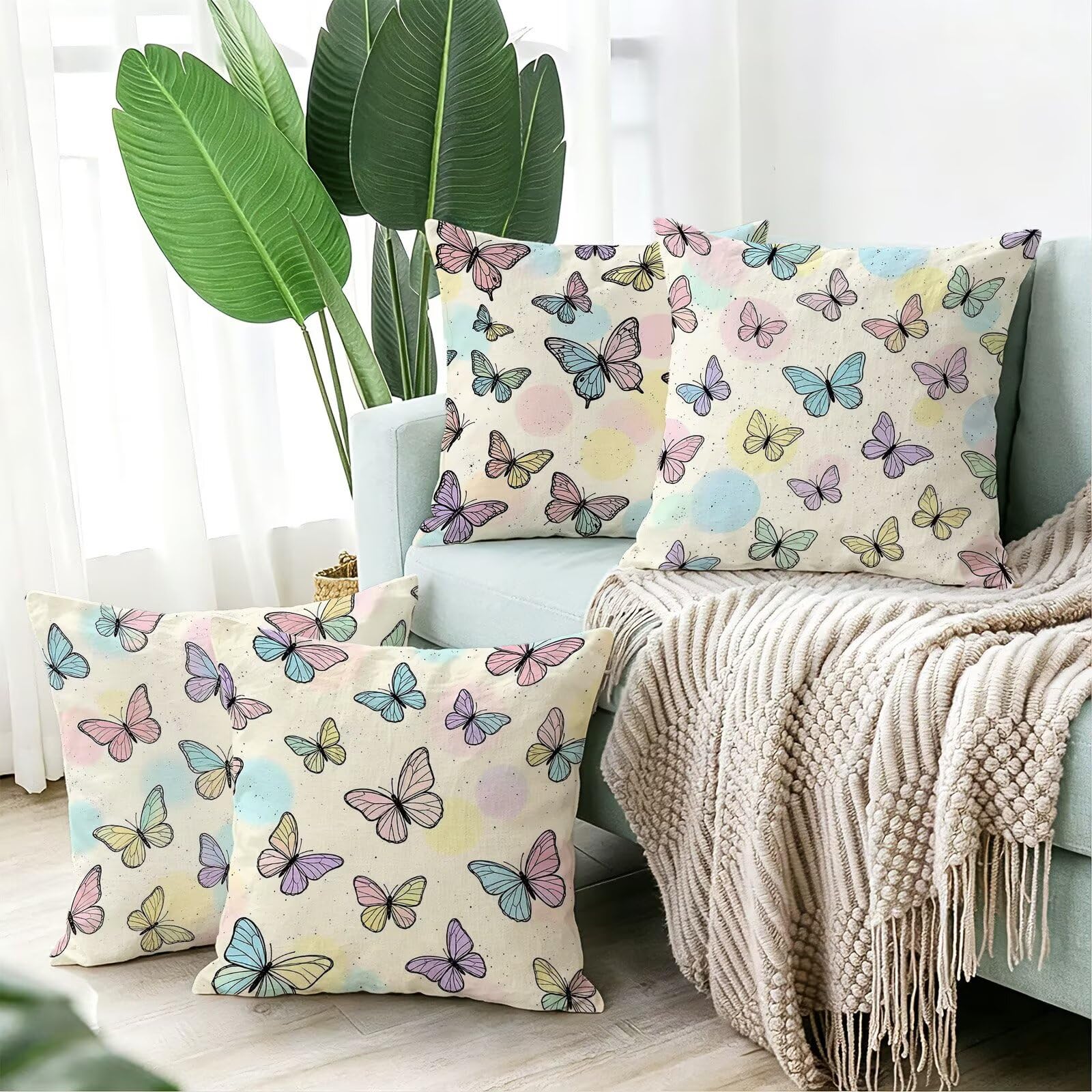 Coussin Exterieur Impermeable Coloré, Taie Oreiller 45x45, Cod-268
