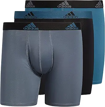 adidas Men's Performance Boxer Brief Underwear (3-Pack)