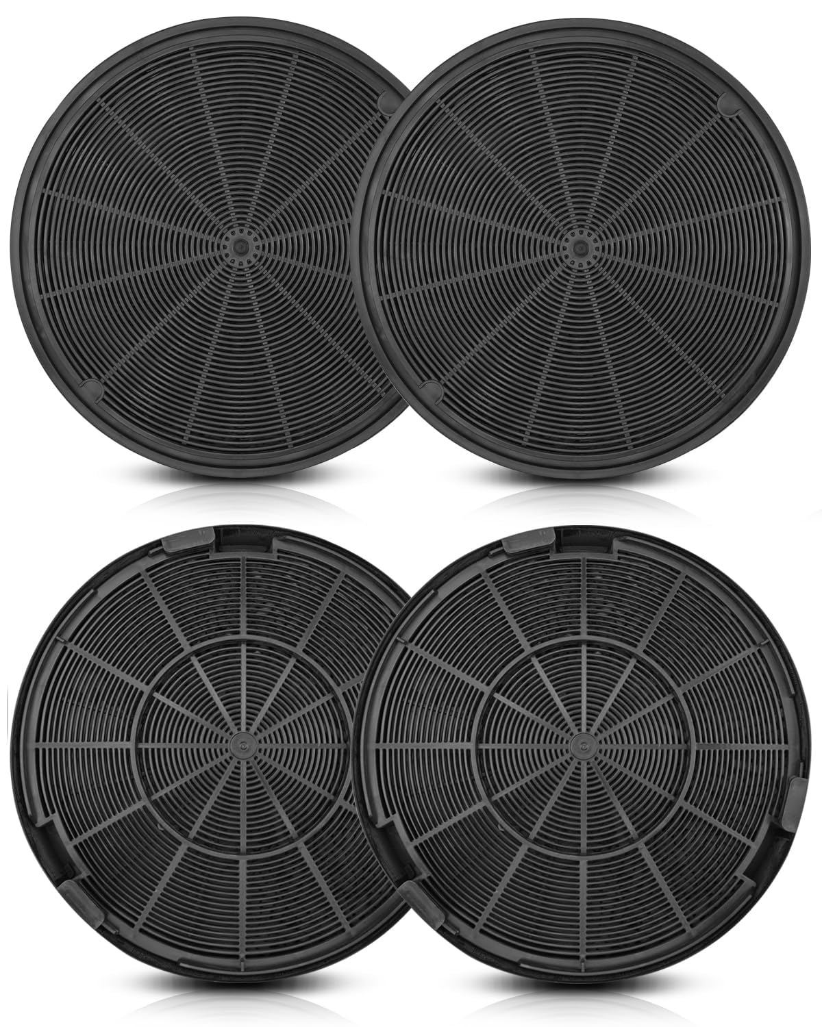 JXCF72 Charcoal Filter Fit for GE BOSCH Range Hood JVW5301BJ1TS, 4 Pcs