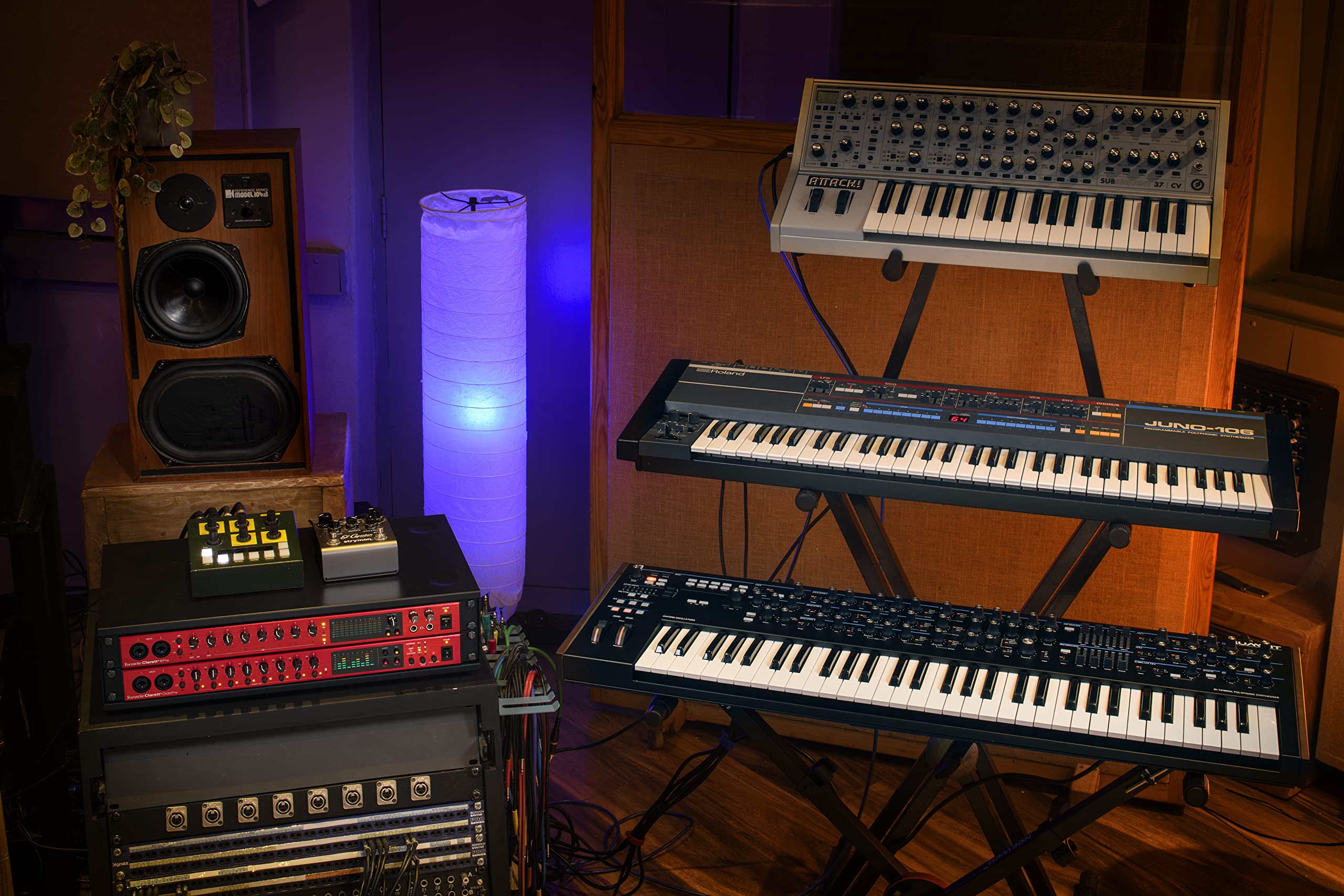 Focusrite Clarett+ OctoPre - Préampli micro ADAT de 8 entrées/8 sorties de qualité professionnelle, avec une large plage dynamique, un niveau de bruit très faible et le mode Air analogique