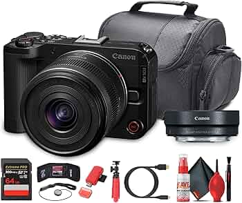 Amazon.com : Canon EOS R50 V Camera + 14–30mm Power Zoom Lens