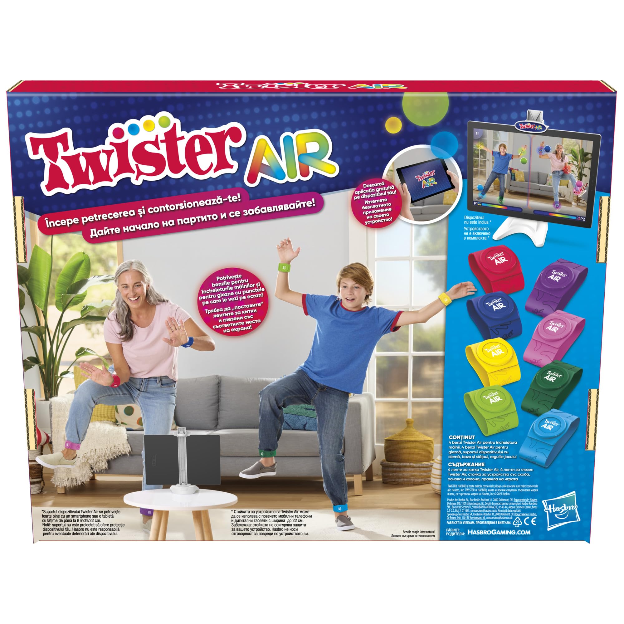 Gra towarzyska Twister Air (rumuńsko-bułgarska wersja językowa)