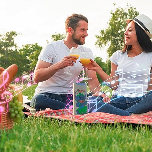 Miniatura 4 de Disney Lilo and Stitch - Altavoz inalámbrico Bluetooth - Altavoz inalámbrico recargable a prueba de salpicaduras con 3 horas de reproducciónranura