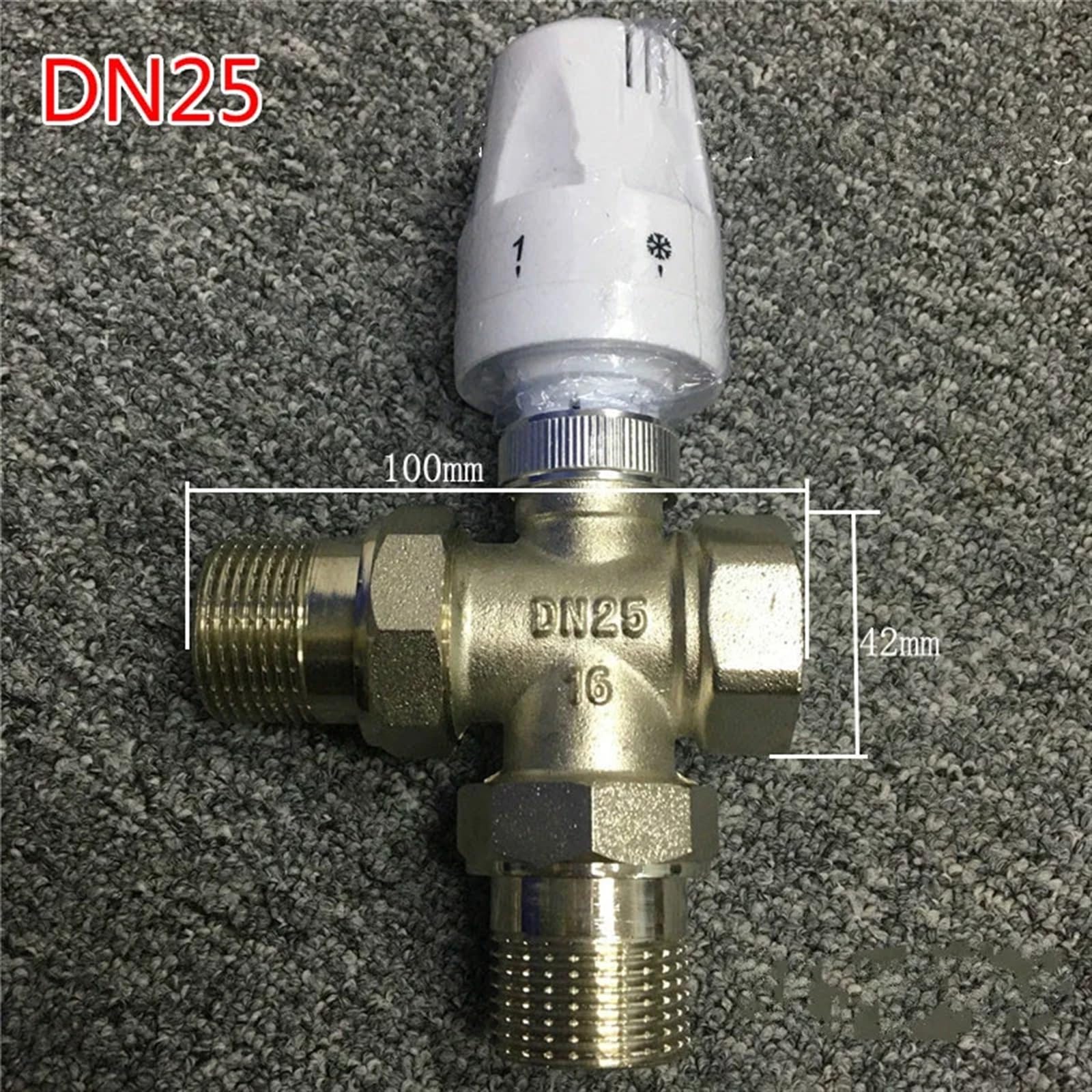 Válvula de termostato automática, válvula de latón for radiador, DN20-DN25(Size:DN15)