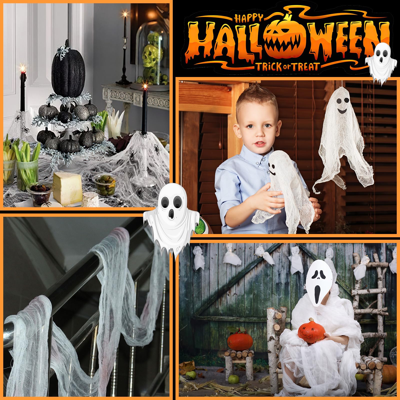 Tissu Effrayant - Gaze Rouge Sang D'Halloween - Grandes Décorations De Sang D'Halloween Pour L'intérieur Et L'extérieur - Tissu De Fond D'horreur Pour Maisons Hantées, Décoration De Vacances