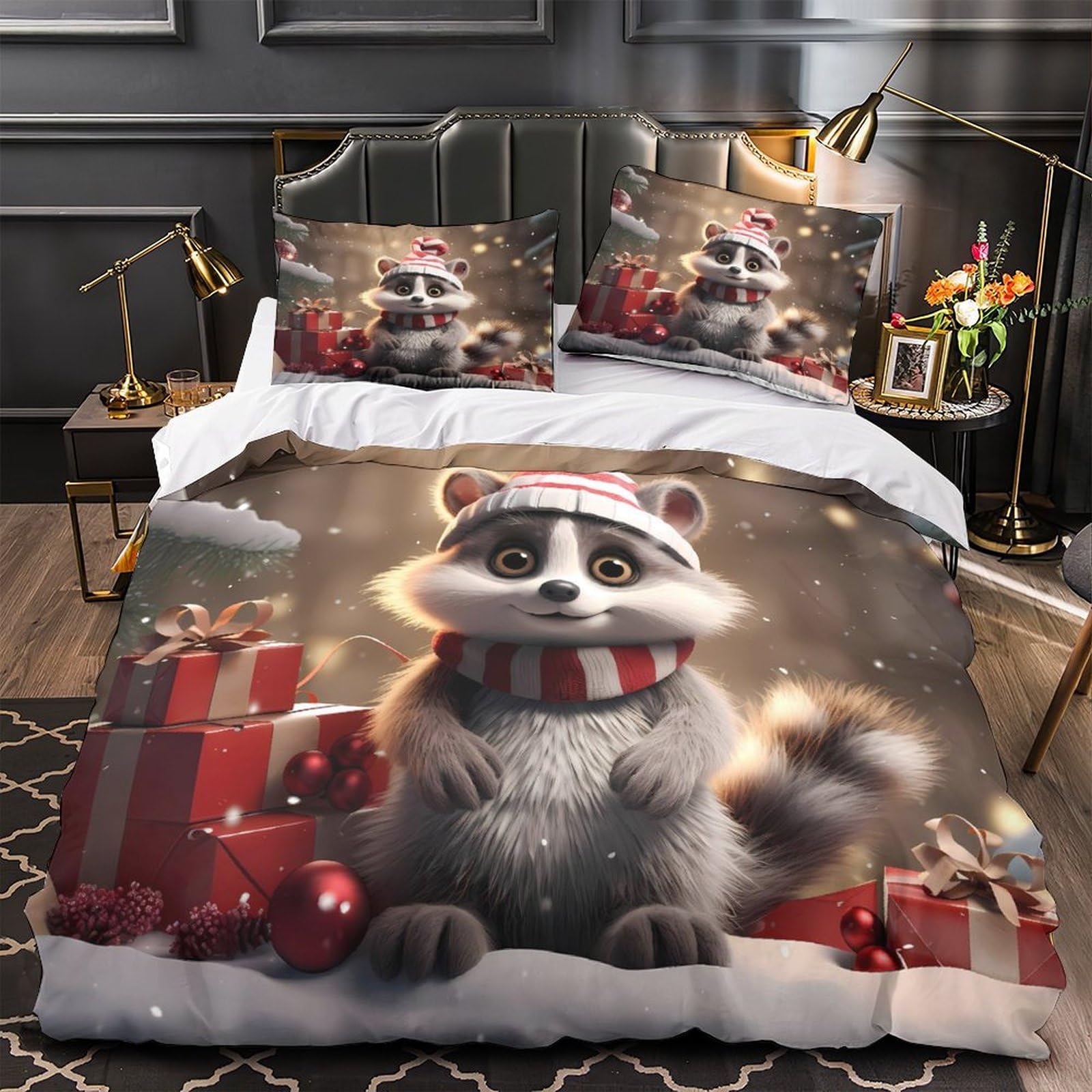 Parure de lit 3D Noël pour sublimer la chambre des enfants