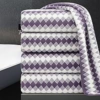 Vista 18 de Juego de 4 toallas de baño extra grandes (35 x 70 pulgadas), toallas de baño de gran tamaño, súper suaves, altamente absorbentes, juego de toallas