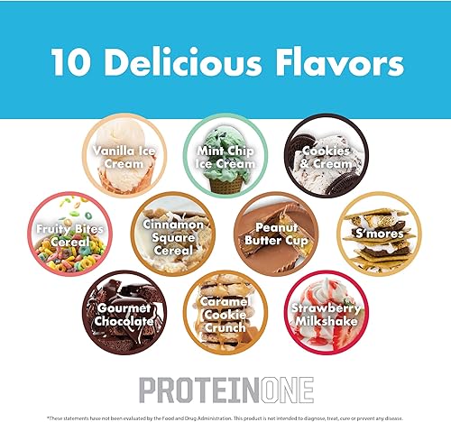 Miniatura 5 de NutraOne ProteinOne Whey Protein Promueve la recuperación y desarrolla músculo con un batido de proteínas en polvo para hombres y mujeres (helado de