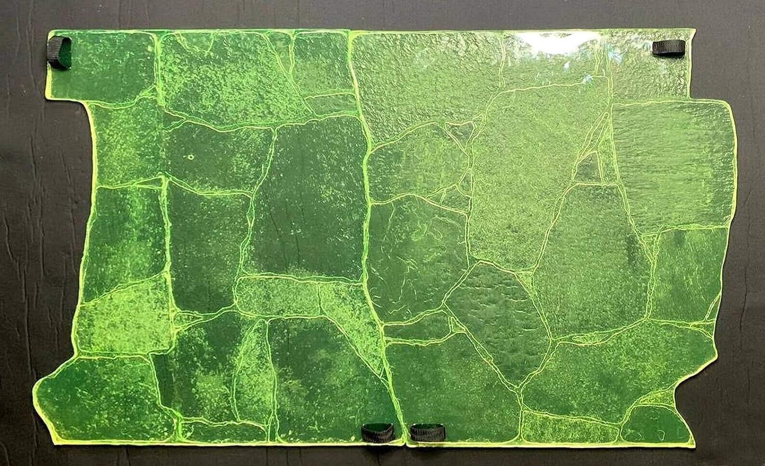 2 pcs Polyurethane Mat Stamps Golden Stone for Creating a Stone Relief Texture on Walls, Concrete, Plaster and Other Surface