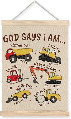 Miniatura 18 de WUCHJ Fishers of Men - Póster de arte de pared cristiano, decoración de pared cristiana, versículo bíblico de peces retro, escrituras religiosas,