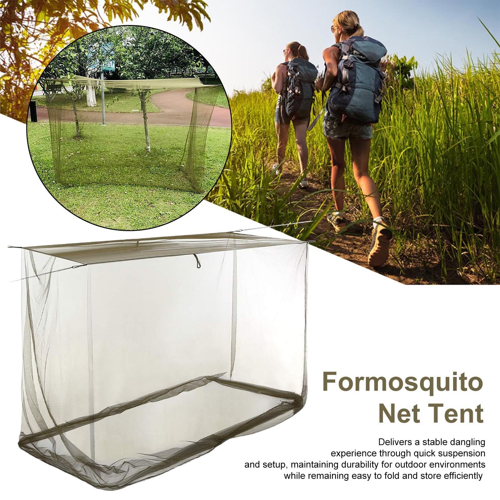 Zanzariera per Porta | Zanzariere | Zanzariere da Campeggio Biancheria da letto, Attrezzature di Protezione Leggero per Esterni per Viaggi, Escursionismo, Lago Balcone
