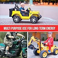 Vista 6 de Casil Batería de repuesto SLA de 6V 7Ah para Enduring 3FM7 (paquete de 2)