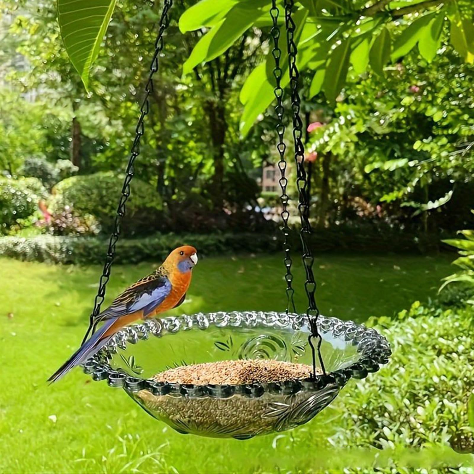 Abreuvoir pour Oiseaux - Petit Bain d'oiseaux,Décoration De Jardin pour Mangeoire Et Abreuvoir Oiseaux Bassin Extérieur Terrasse Pergola Pavillon Intérieur