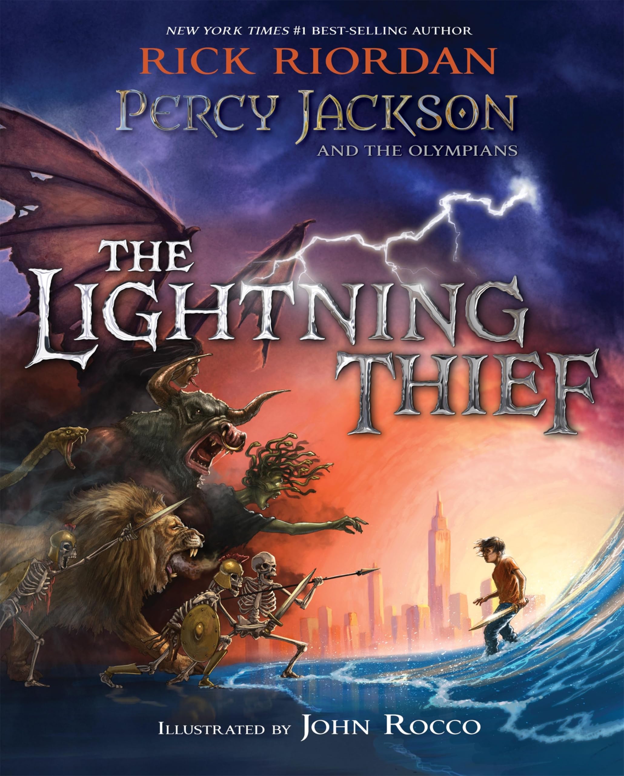 Percy Jackson and the Olympians: The Lightning Thief Illustrated Edition Kindle Edition