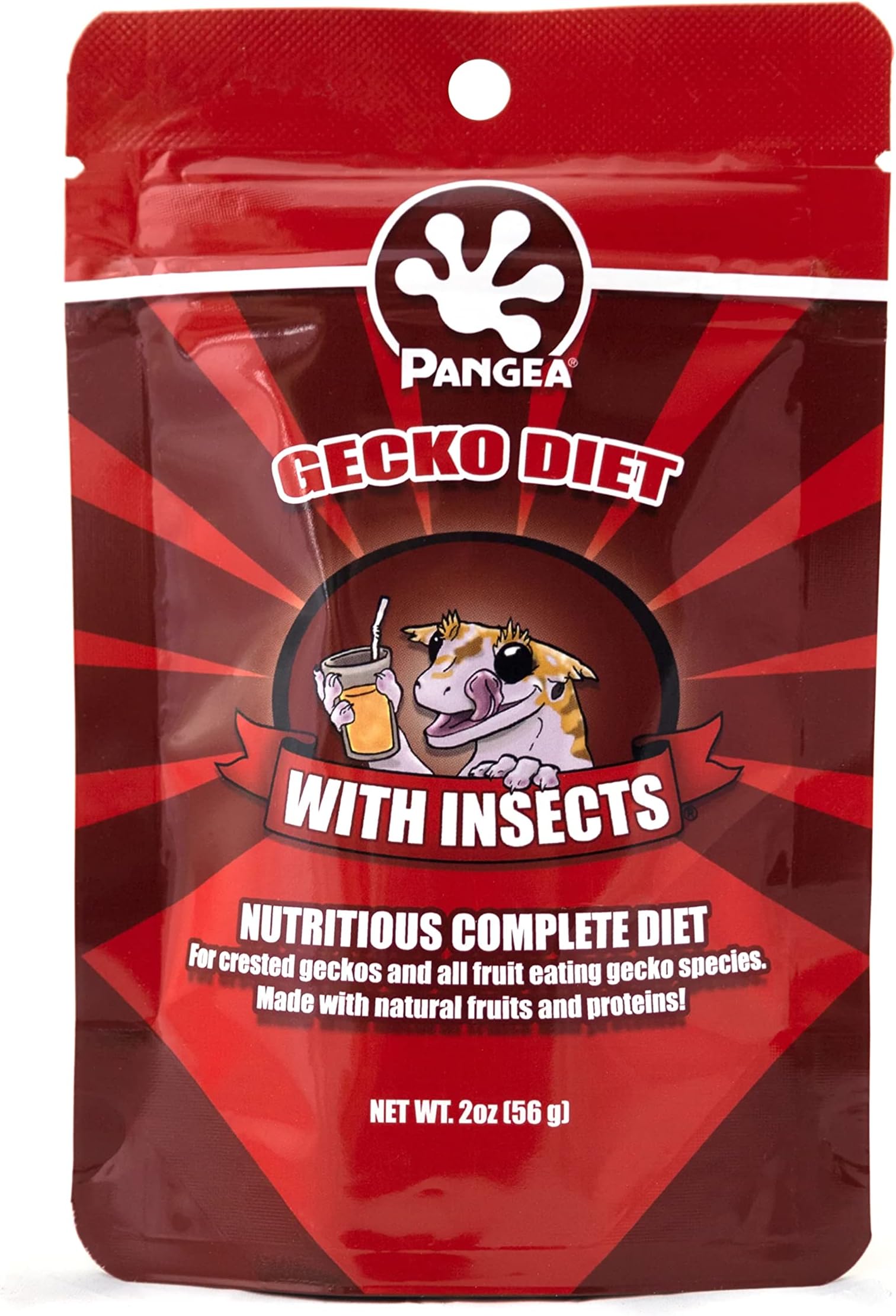 Pangea Gecko Diet with Insects 2 oz