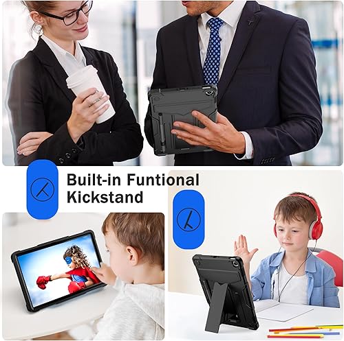 Miniatura 9 de Funda para Tienda Fire Max 11 (13 generación, lanzada en 2023)  Funda protectora híbrida resistente con soporte + 1 protector de pantalla y 1 lápiz