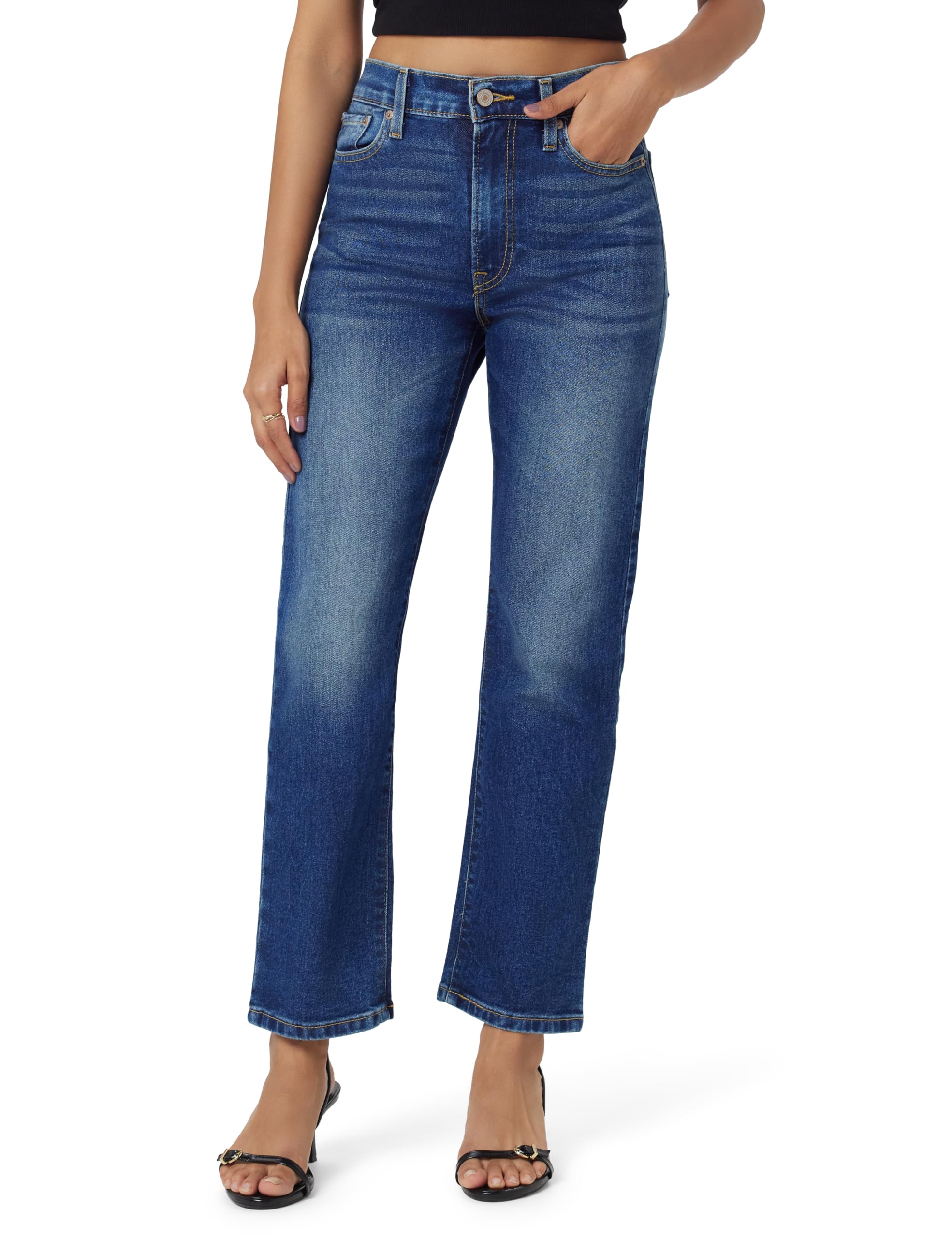 levi's Women's Mid Rise Relaxed Tapered Fit Blue Jeans-picture-36