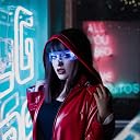 LED Glasses, Light Up Glasses, LED Visor Rave Glasses for Men Cosplay Festivals Halloween Bars Clubs Parties, A-single Square Frame, universal gallery image