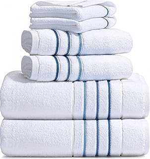 Bath Towel Set_White Towel For Bathroom, Luxury Hotel &Spa Quality, 100%...