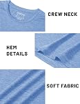 TACVASEN Men's Athletic T-Shirts Short Sleeve Quick Dry Lightweight Breathable Crew Neck Running Workout Gym Tops