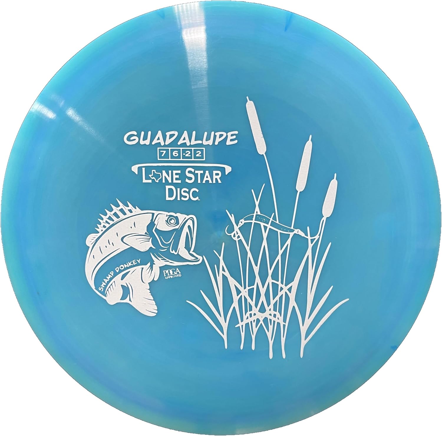 Lone Star Disc Alpha Guadalupe | Stable Disc Golf Fairway Driver | Durable & Smooth Premium Plastic | Great for Navigating Tight Fairways | Colors May Vary