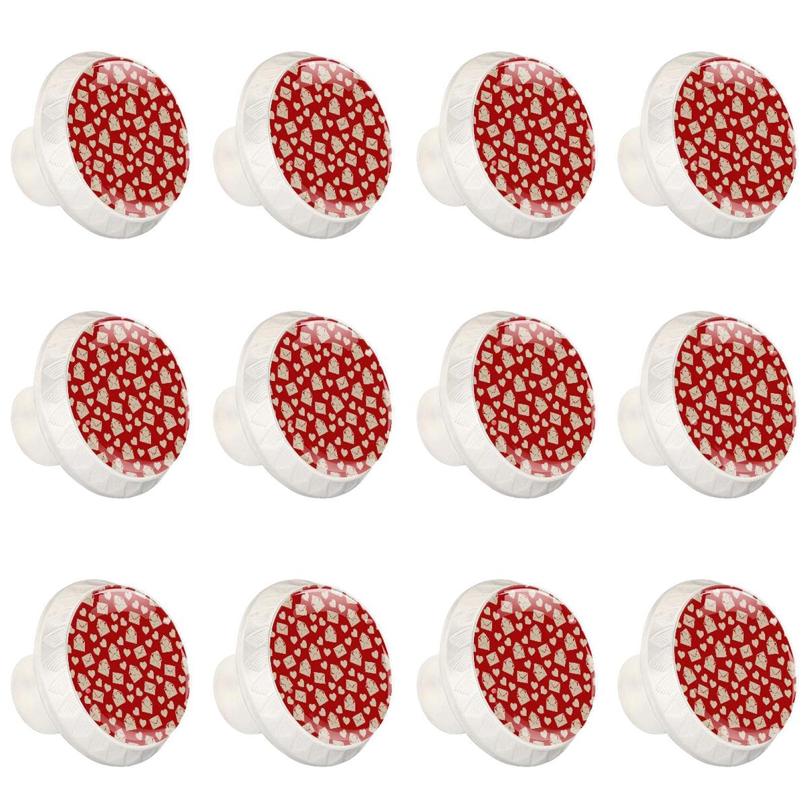 Boutons d'armoires de cuisine poignées tiroirs commode motif lettre d'amour