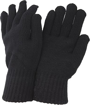 winter gloves black